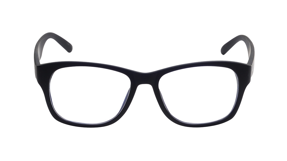 Image 1 of Black Rectangle Eyeglasses for Men and Women from Fastrack Available at Titan Eye+