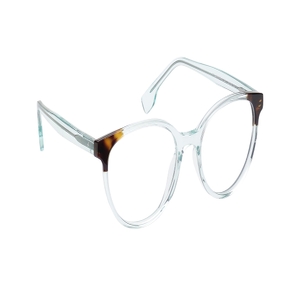Image 2 of Brown Oval Eyeglasses for Men and Women from Fastrack Available at Titan Eye+