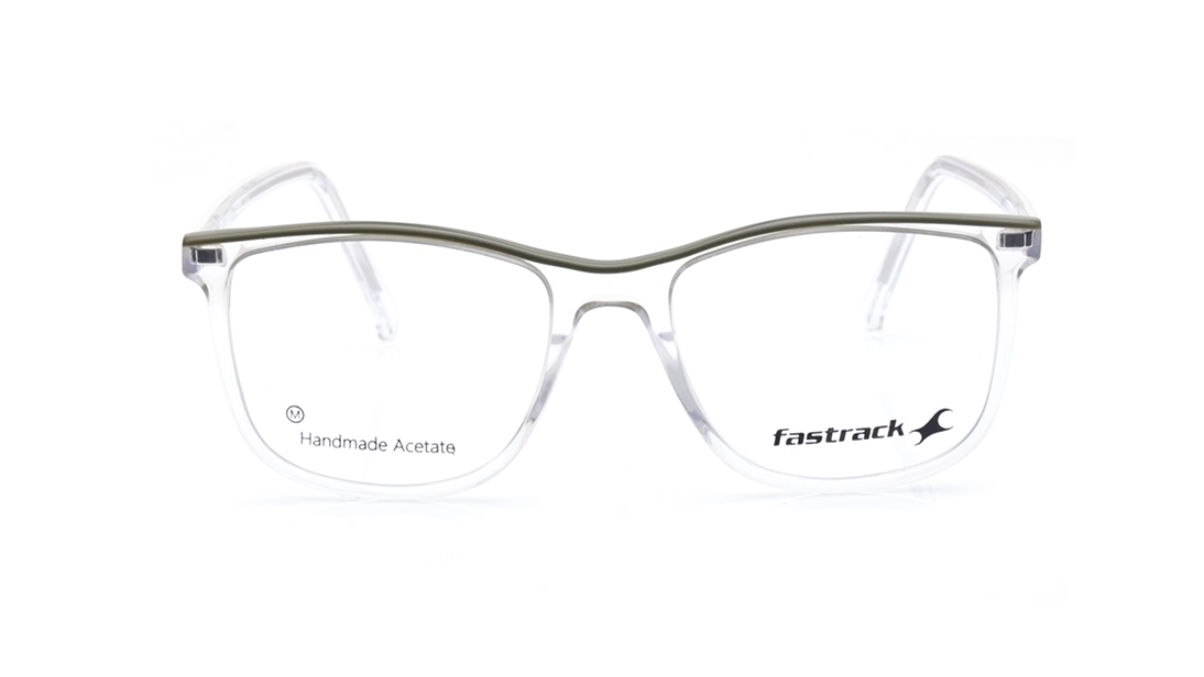 Image 1 of Transparent Square Eyeglasses for Men from Fastrack Available at Titan Eye+