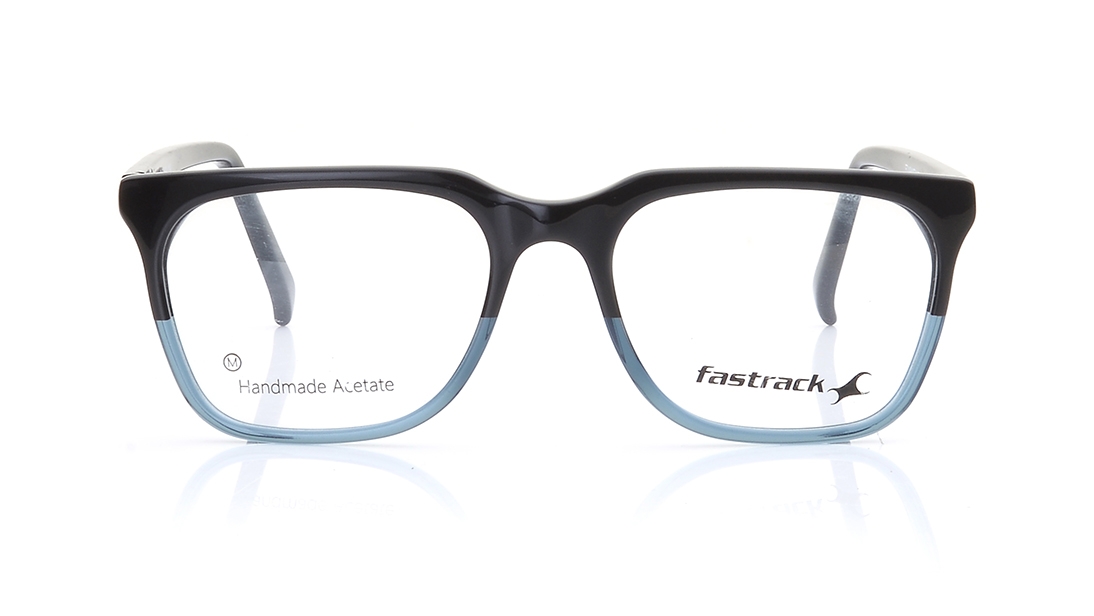 Image 1 of Black Square Eyeglasses for Men from Fastrack Available at Titan Eye+