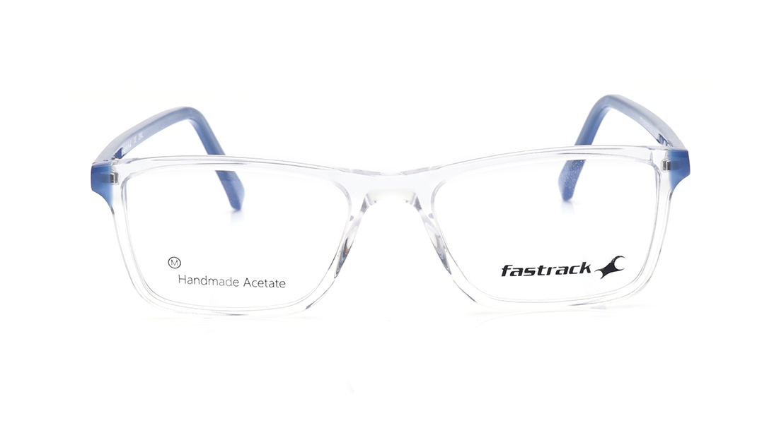 Image 1 of Transparent Rectangle Eyeglasses for Men from Fastrack Available at Titan Eye+