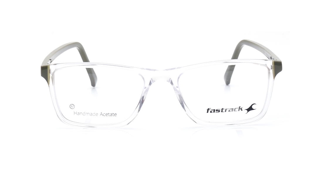 Image 1 of Transparent Rectangle Eyeglasses for Men from Fastrack Available at Titan Eye+