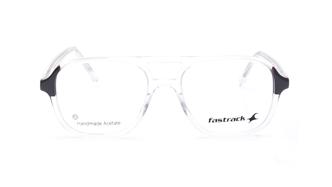 Image 1 of Transparent Aviator Eyeglasses for Men from Fastrack Available at Titan Eye+