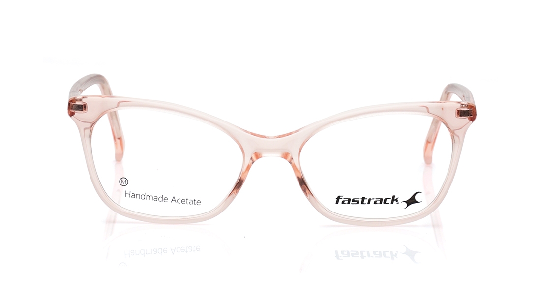 Image 1 of Peach CatEye Eyeglasses for Women from Fastrack Available at Titan Eye+