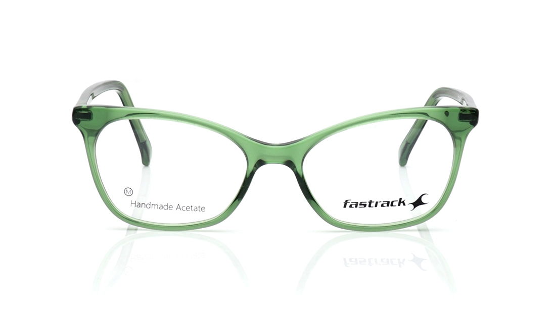 Image 1 of Green CatEye Eyeglasses for Women from Fastrack Available at Titan Eye+