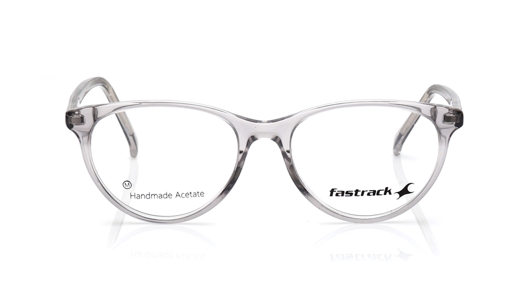 Image 1 of Grey Oval Eyeglasses for Women from Fastrack Available at Titan Eye+