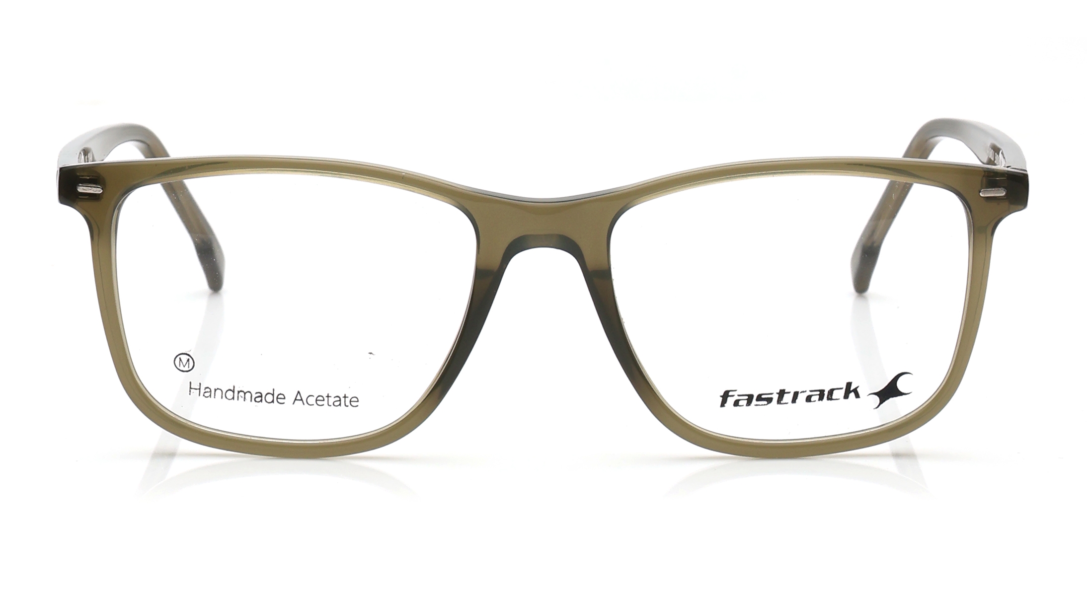 Image 1 of Olive Square Eyeglasses for Men from Fastrack Available at Titan Eye+