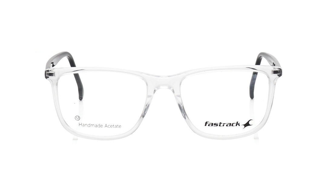 Image 1 of Transparent Square Eyeglasses for Men from Fastrack Available at Titan Eye+