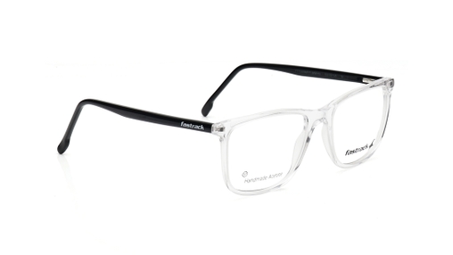 Image 2 of Transparent Square Eyeglasses for Men from Fastrack Available at Titan Eye+