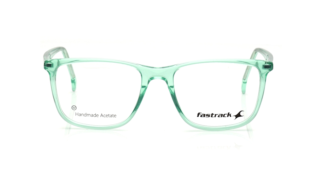 Image 1 of Green Square Eyeglasses for Men from Fastrack Available at Titan Eye+