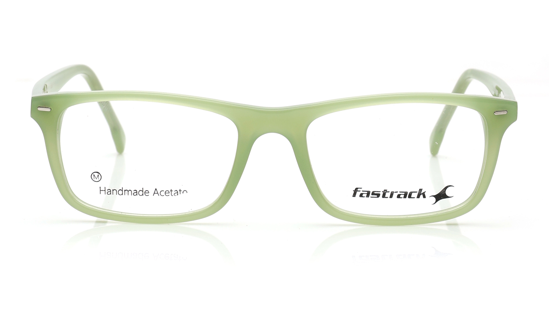 Image 1 of Green Rectangle Eyeglasses for Men from Fastrack Available at Titan Eye+