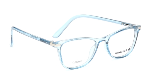 Image 2 of Blue CatEye Eyeglasses for Women from Fastrack Available at Titan Eye+