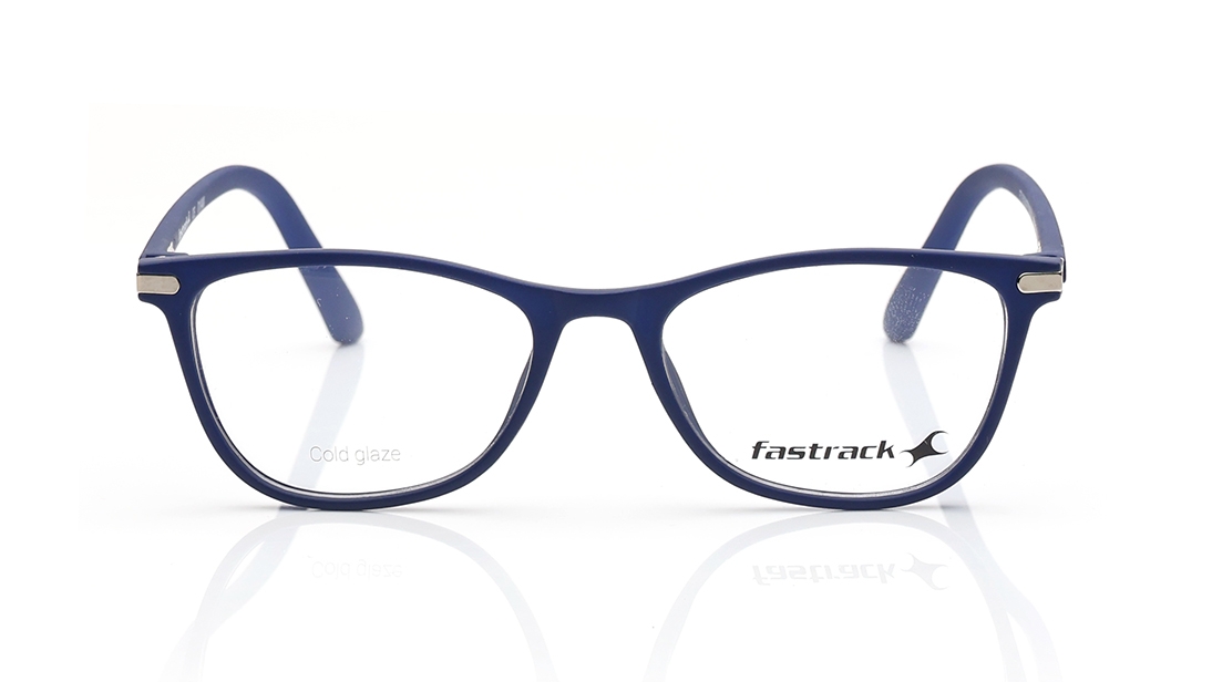 Image 1 of Blue Square Eyeglasses for Women from Fastrack Available at Titan Eye+