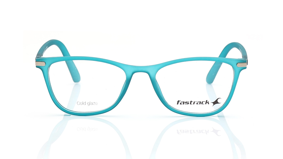Image 1 of Blue Rectangle Eyeglasses for Women from Fastrack Available at Titan Eye+