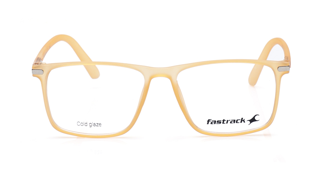 Image 1 of Orange Wayfarer Eyeglasses for Men from Fastrack Available at Titan Eye+