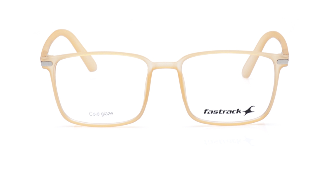 Image 1 of Orange Square Eyeglasses for Men and Women from Fastrack Available at Titan Eye+