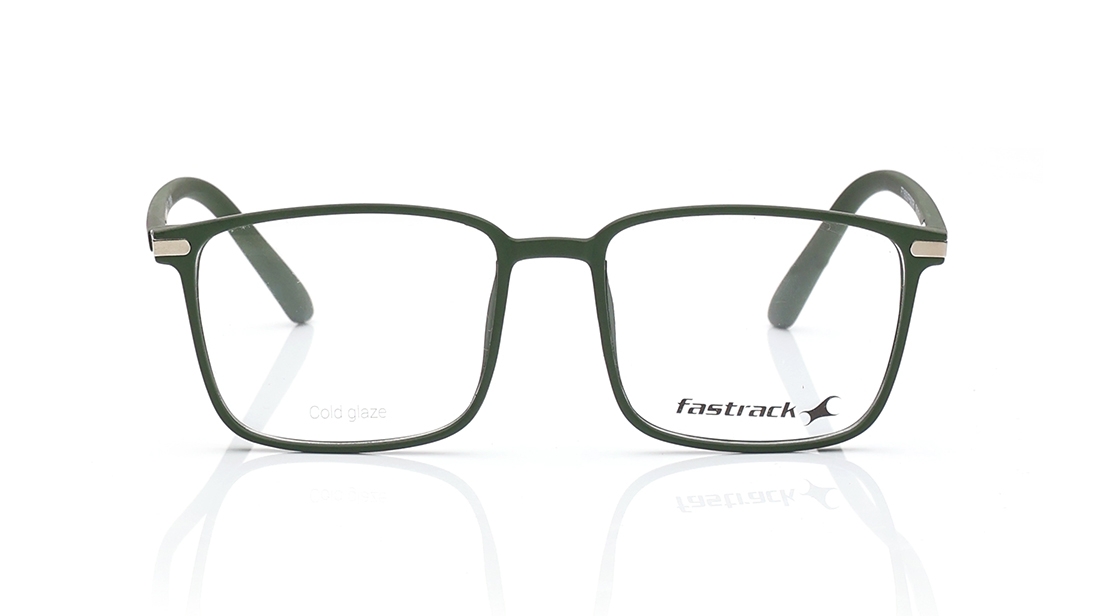 Image 1 of Green Square Eyeglasses for Men and Women from Fastrack Available at Titan Eye+