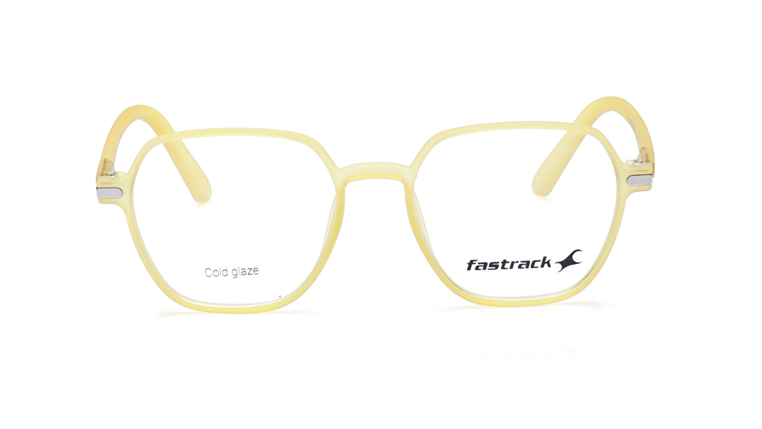 Image 1 of Yellow Geometric Eyeglasses for Men and Women from Fastrack Available at Titan Eye+