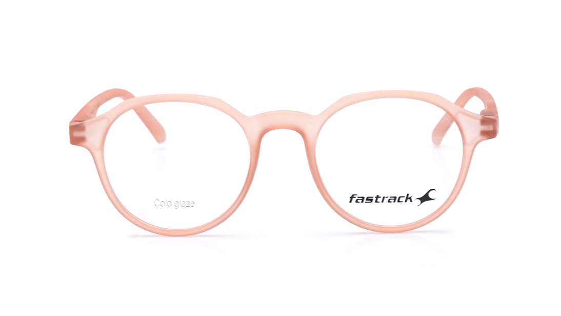 Image 1 of Peach Round Eyeglasses for Men and Women from Fastrack Available at Titan Eye+