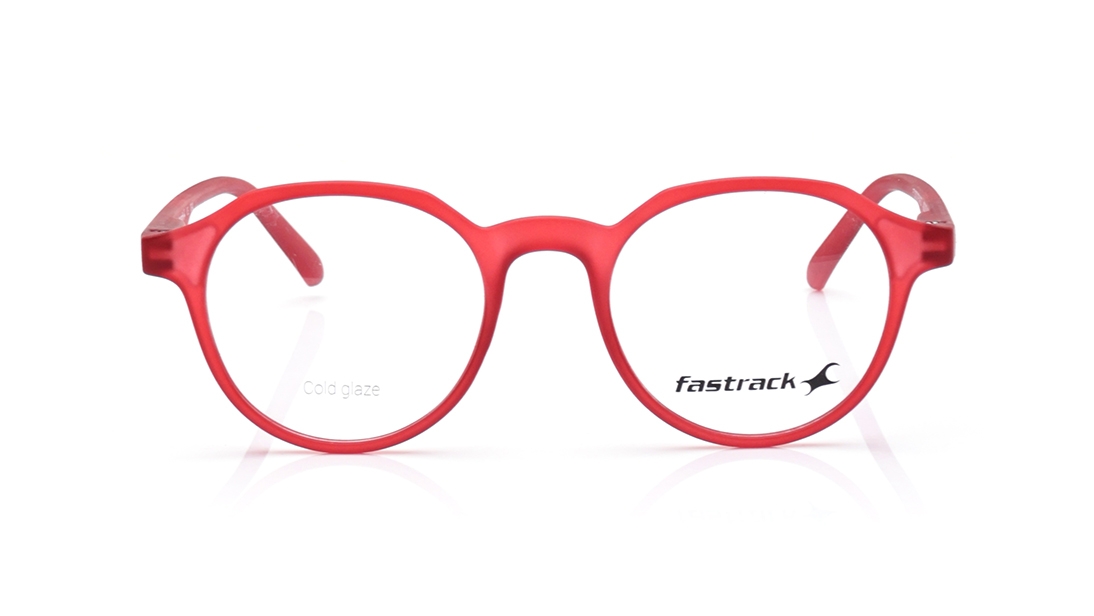 Image 1 of Red Round Eyeglasses for Men and Women from Fastrack Available at Titan Eye+