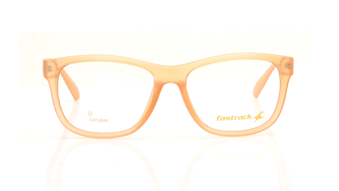 Image 1 of Peach Square Eyeglasses for Men from Fastrack Available at Titan Eye+