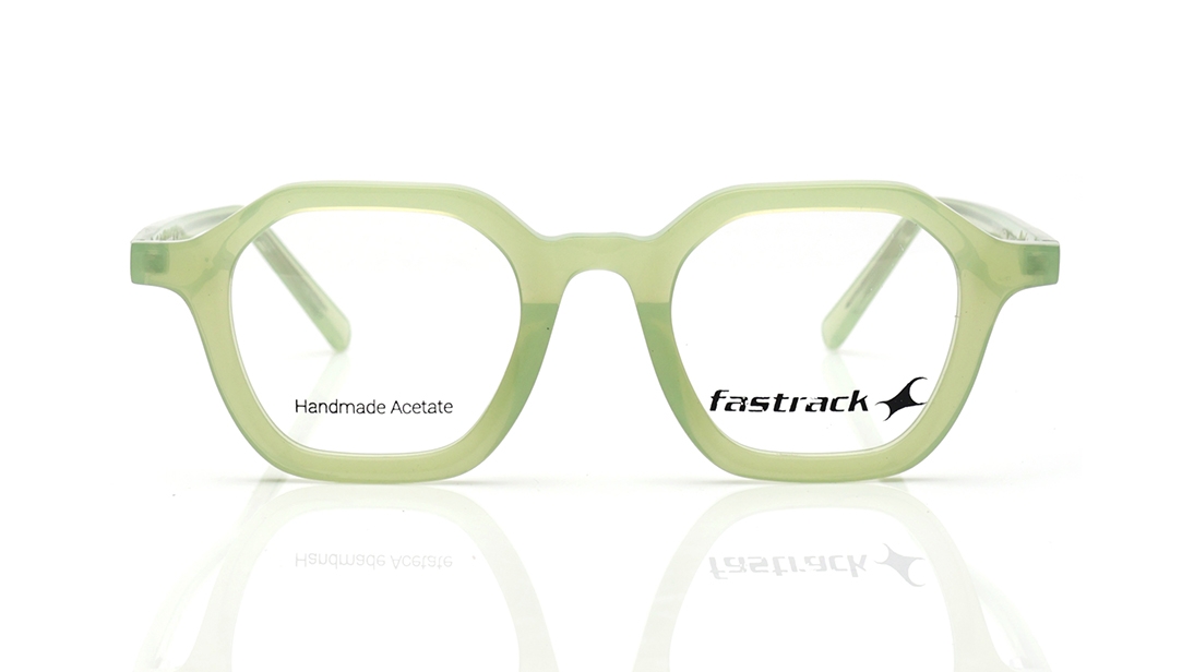 Image 1 of Green Geometric Eyeglasses for Men and Women from Fastrack Available at Titan Eye+