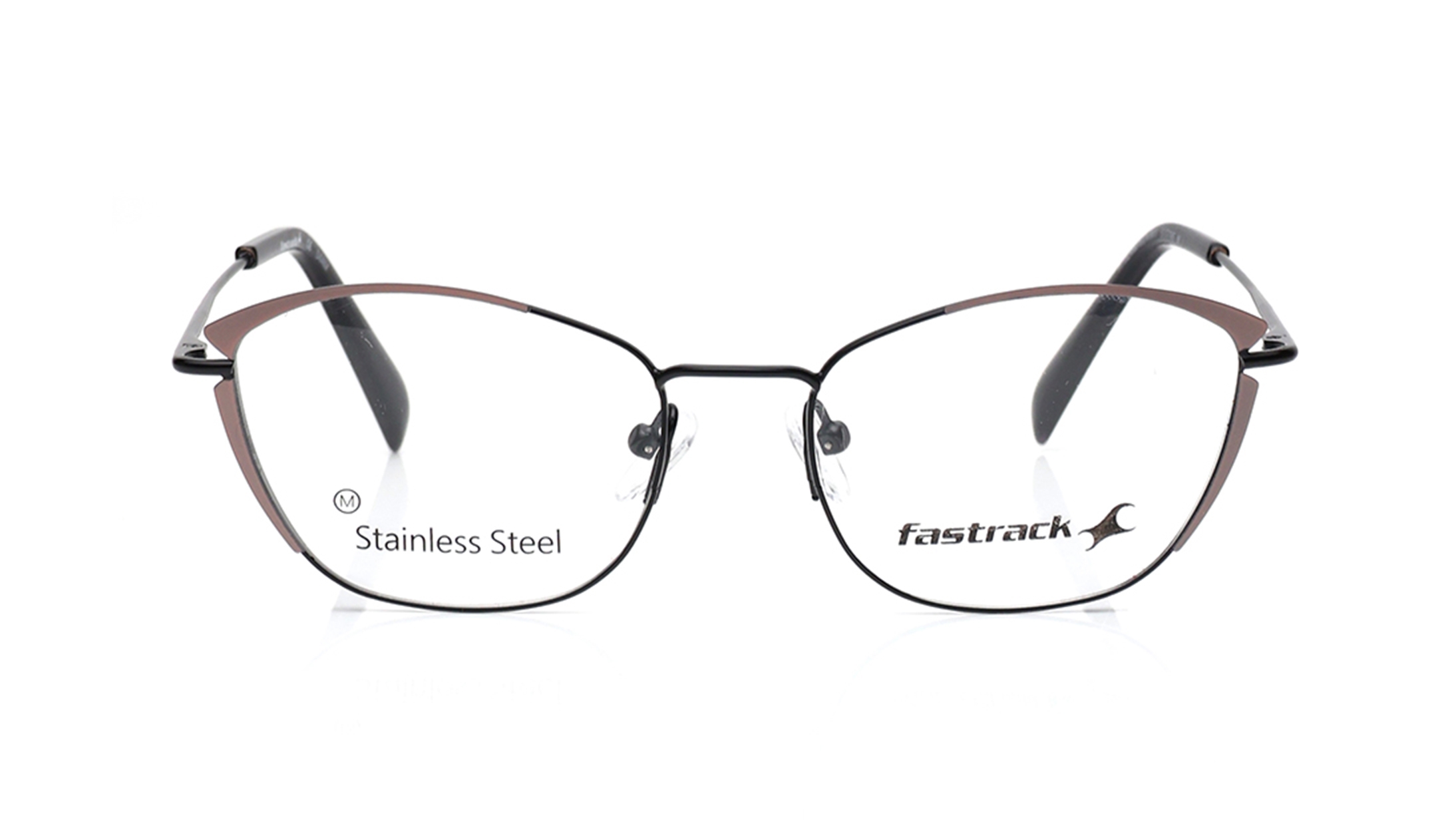 Image 1 of Black CatEye Eyeglasses for Women from Fastrack Available at Titan Eye+