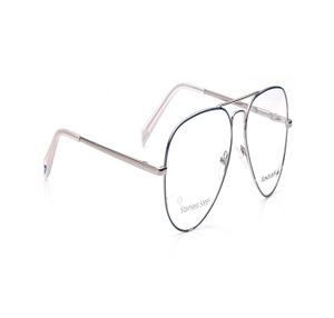 Image 2 of Silver Aviator Eyeglasses for Men from Fastrack Available at Titan Eye+