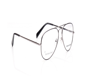 Image 2 of Silver Aviator Eyeglasses for Men from Fastrack Available at Titan Eye+