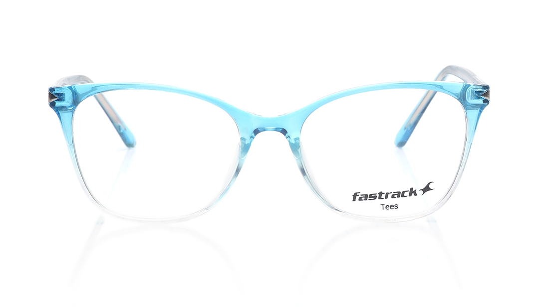 Image 1 of Blue CatEye Computer Glasses for Women from Tees By Fastrack Available at Titan Eye+