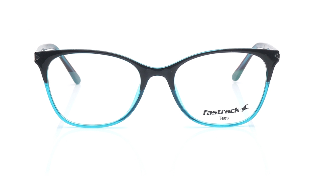 Image 1 of Blue CatEye Computer Glasses for Women from Tees By Fastrack Available at Titan Eye+