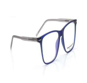 Image 2 of Blue Square Eyeglasses for Men and Women from Tees By Fastrack Available at Titan Eye+