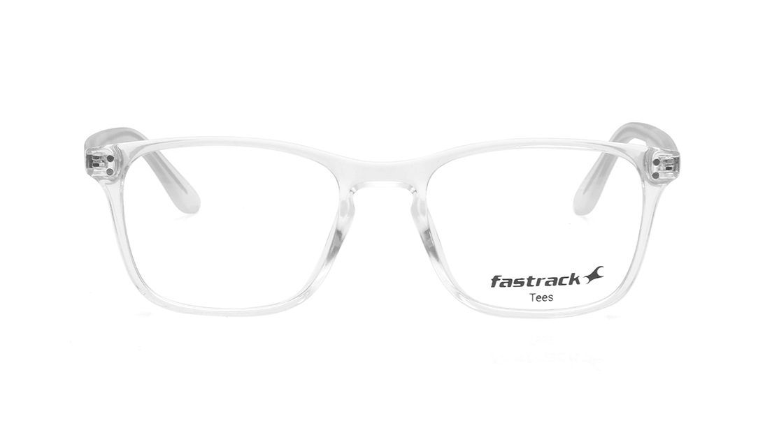 Image 1 of Crystal Rectangle Computer Glasses for Men and Women from Tees By Fastrack Available at Titan Eye+