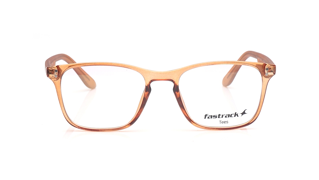 Image 1 of Brown Rectangle Computer Glasses for Men and Women from Tees By Fastrack Available at Titan Eye+