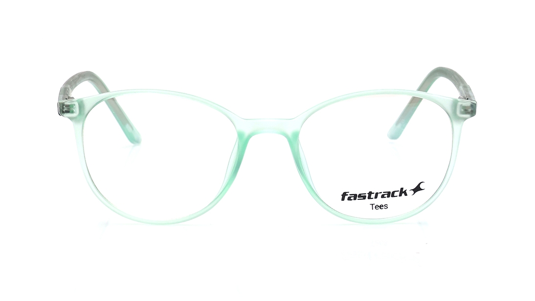 Image 1 of Green Oval Eyeglasses for Men and Women from Tees By Fastrack Available at Titan Eye+
