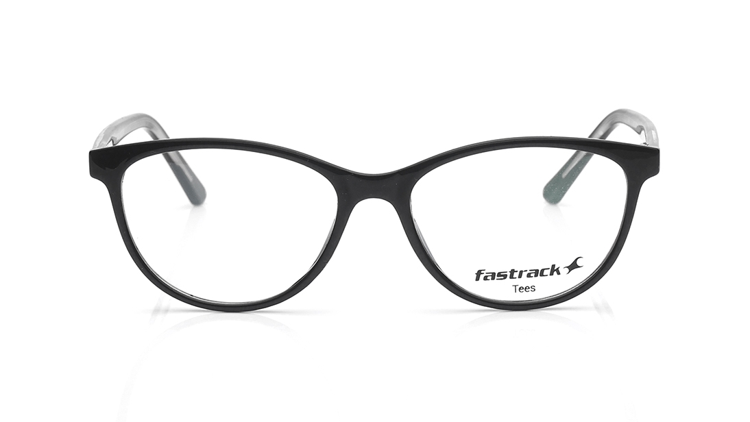 Image 1 of Black CatEye Eyeglasses for Women from Tees By Fastrack Available at Titan Eye+