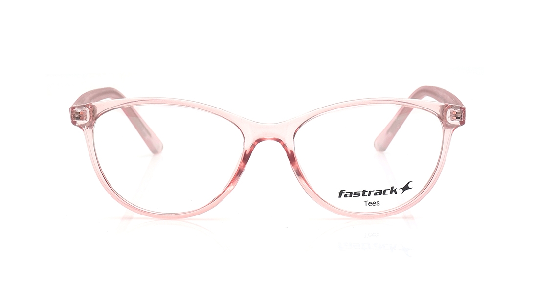 Image 1 of Pink Oval Eyeglasses for Women from Tees By Fastrack Available at Titan Eye+