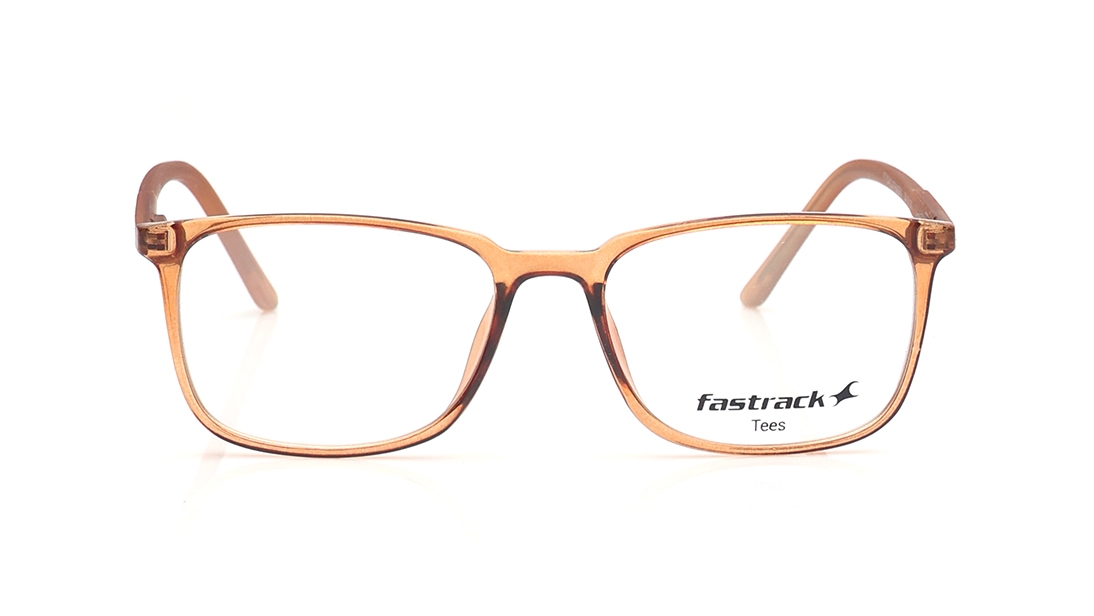 Image 1 of Brown Rectangle Computer Glasses for Men and Women from Tees By Fastrack Available at Titan Eye+