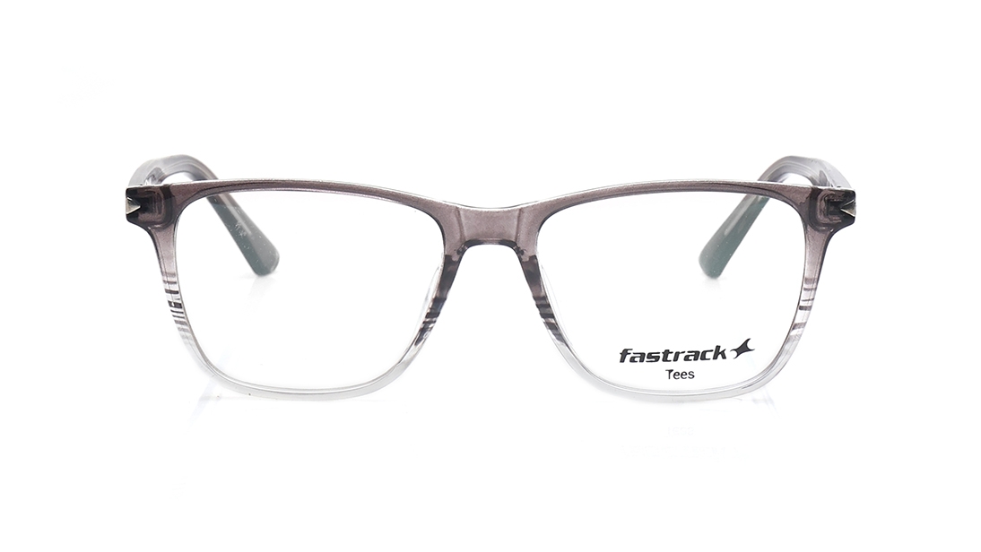 Image 1 of Black Wayfarer Eyeglasses for Men and Women from Tees By Fastrack Available at Titan Eye+