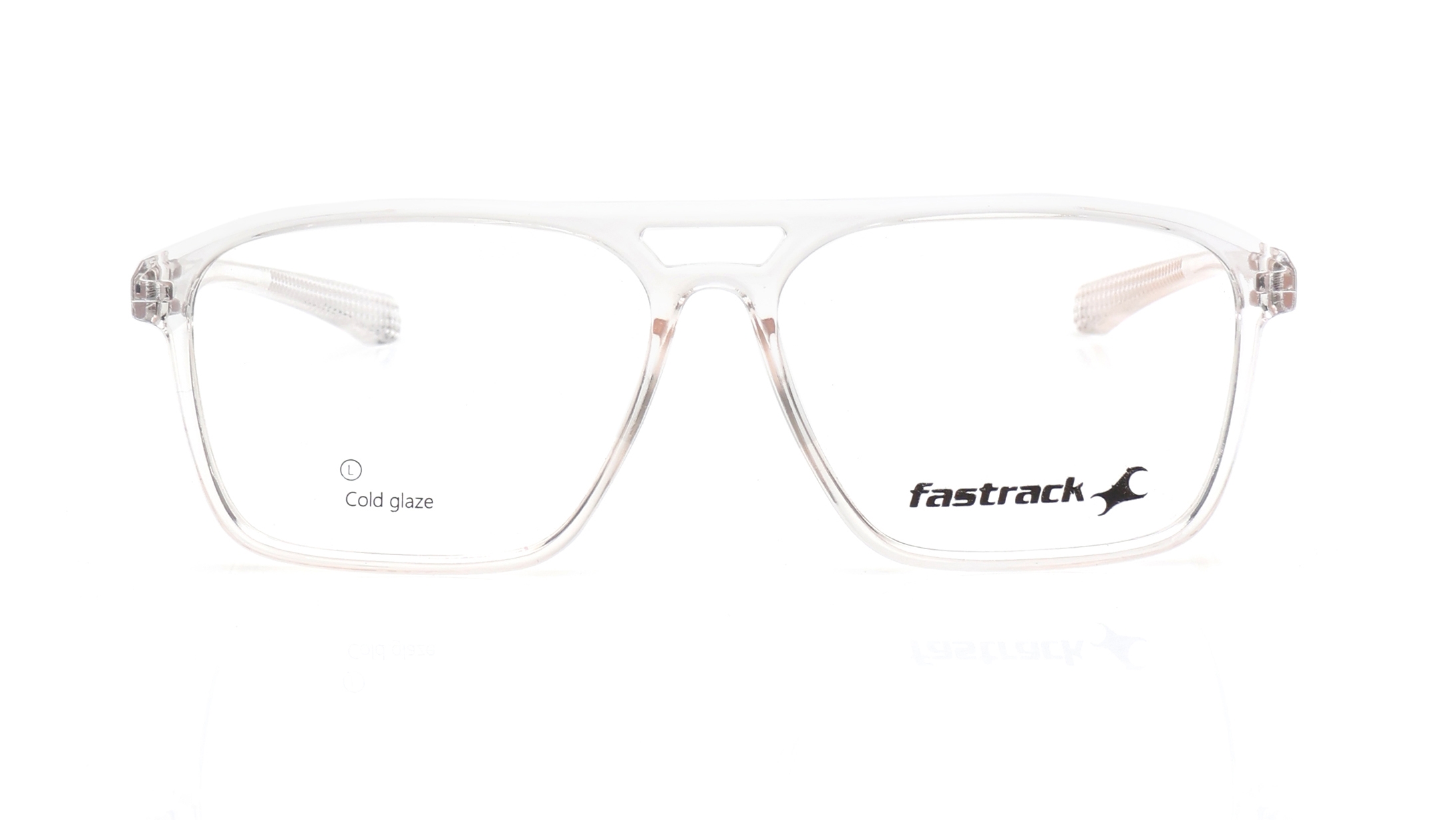 Image 1 of White Navigator Eyeglasses for Men from Fastrack Available at Titan Eye+