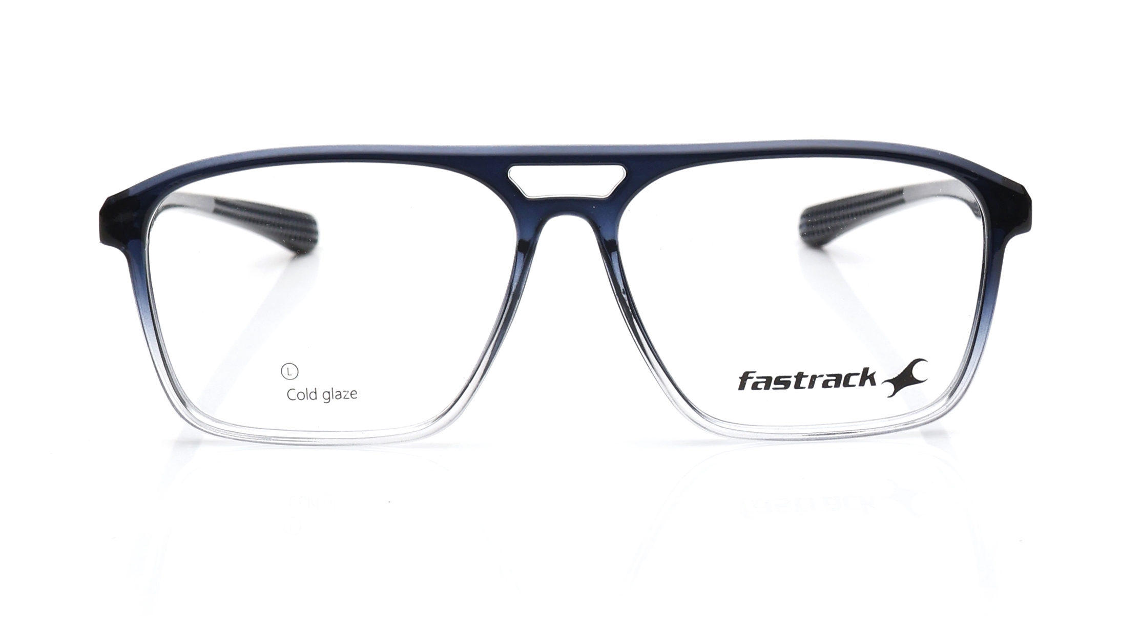 Image 1 of Blue Navigator Eyeglasses for Men from Fastrack Available at Titan Eye+