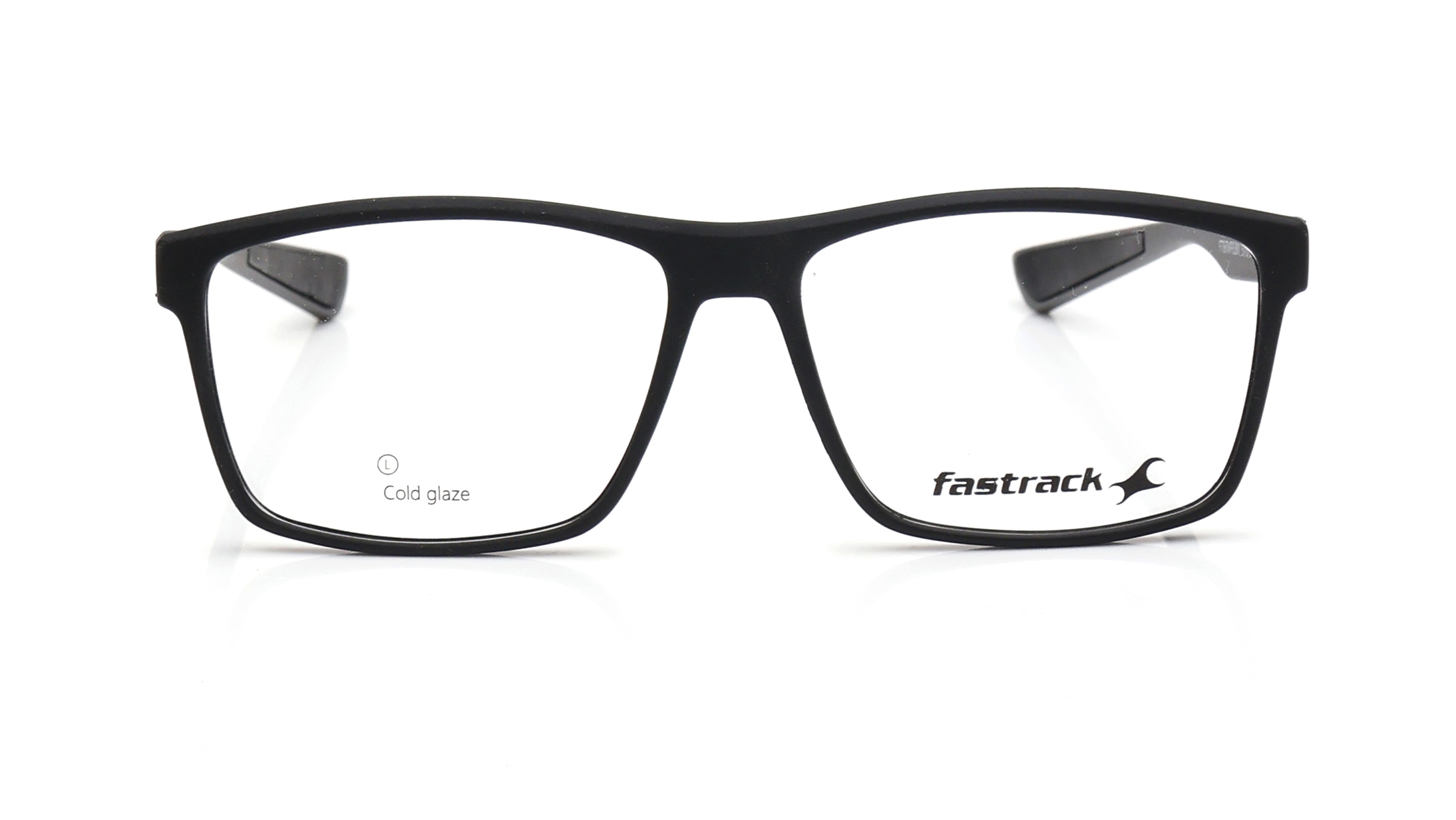 Image 1 of Black Rectangle Eyeglasses for Men from Fastrack Available at Titan Eye+