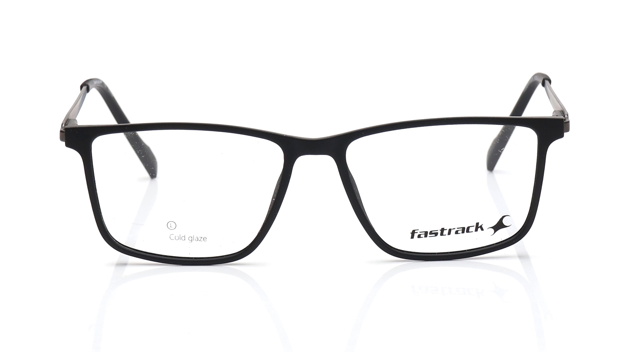 Image 1 of Black Rectangle Eyeglasses for Women from Fastrack Available at Titan Eye+