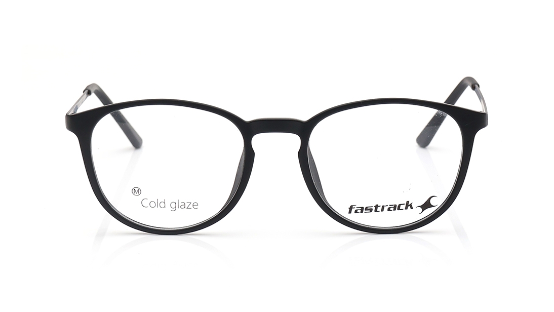 Image 1 of Black Round Eyeglasses for Men and Women from Fastrack Available at Titan Eye+