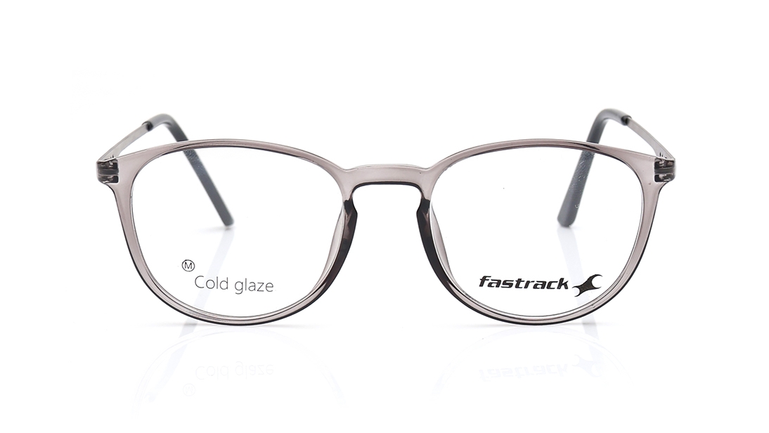 Image 1 of Grey Round Eyeglasses for Men and Women from Fastrack Available at Titan Eye+