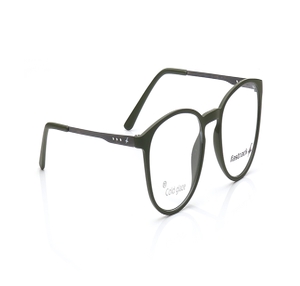 Image 2 of Olive Round Eyeglasses for Men and Women from Fastrack Available at Titan Eye+