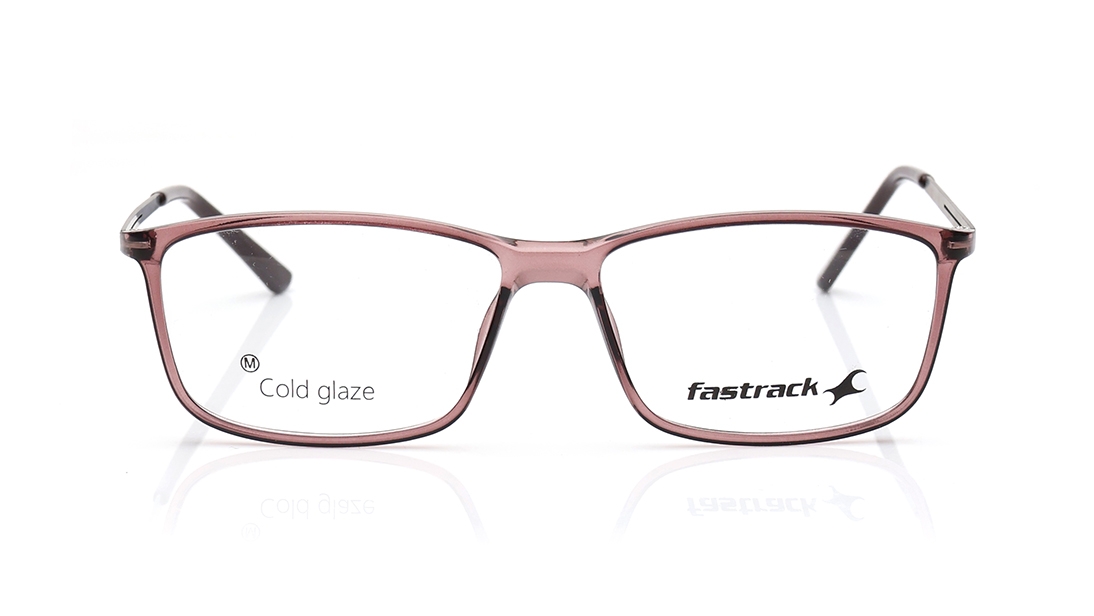 Image 1 of Pink Rectangle Eyeglasses for Men and Women from Fastrack Available at Titan Eye+