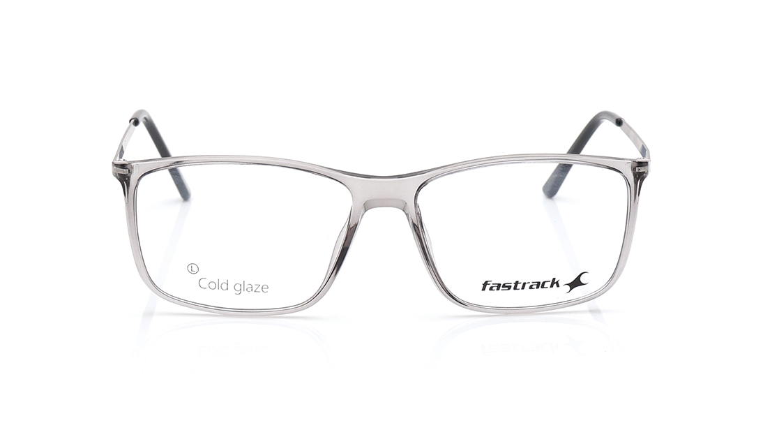Image 1 of Grey Square Eyeglasses for Men and Women from Fastrack Available at Titan Eye+