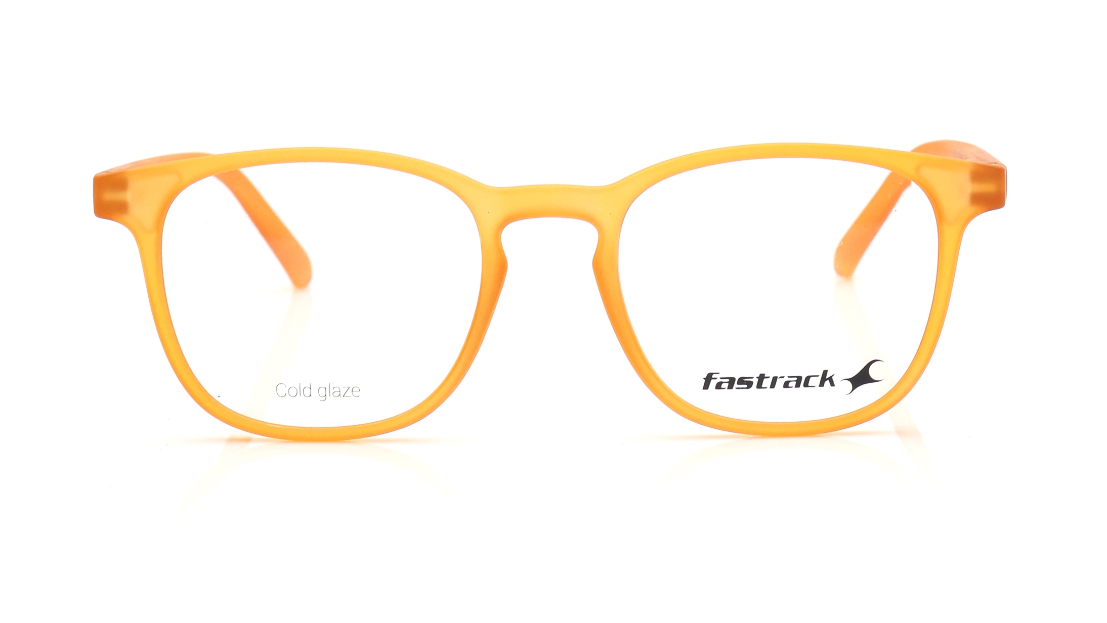 Image 1 of Orange Round Eyeglasses for Men and Women from Fastrack Available at Titan Eye+
