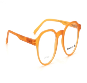 Image 2 of Orange Round Eyeglasses for Men and Women from Fastrack Available at Titan Eye+